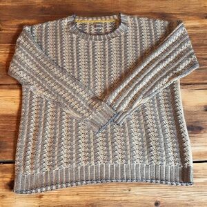 CARBON 2 COBALT WOMEN’S TEXTURED KNIT SWEATER XL